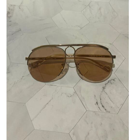 Stylish Brown Aviator Sunglasses - Picture 1 of 5